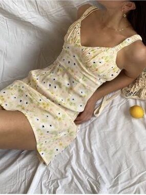 With Jéan Grazia dress in floral print